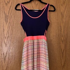 Pink Rose size small maxi dress